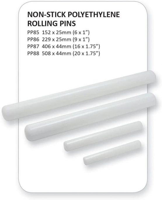 PME PP85 Non-Stick Polyethylene Rolling Pin 15 cm (6-Inches) - Image 4