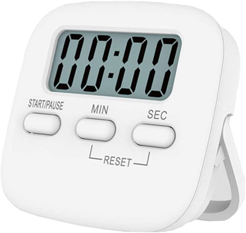 Kitchen Timer, INRIGOROUS Digital Kitchen Timer Magnetic Countdown Stopwatch Timer With Loud Alarm, Big Digit, Back Stand