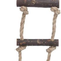 Trixie Natural Living Rope Ladder with 3 Rungs, 40 cm, Pack of 4