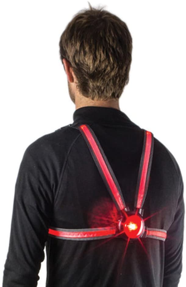 Oxford CommuterX4 Fibre Optic Rear Light - Black/Red, One Size, Black / Red - Image 2