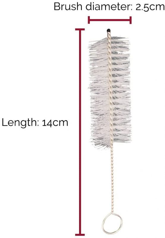 Superslick 917B Valve Casing Cleaning Brush for Brass Instruments, Grey - Image 2