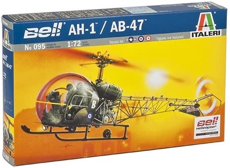 Italeri 510000095-1:72 AH-1/AB-47, Brown