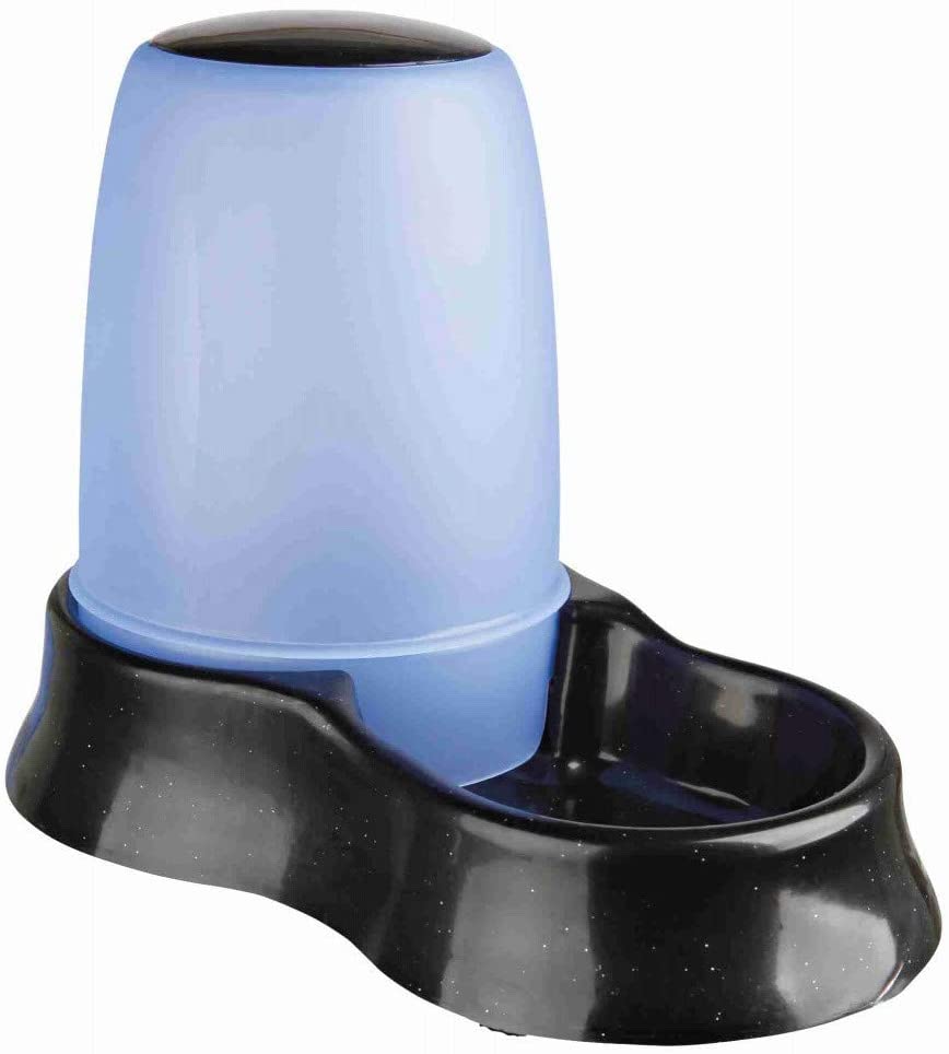 Trixie Food and water dispenser for cats and dogs: 1.5L, random color, Transparent, 1 Unité (Lot de 1)