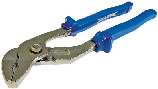 Silverline 228531 Water Pump Pliers Slim Profile 250mm (10") Length 40mm Jaw Capacity