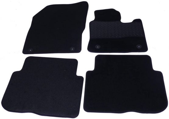 Sakura WW0258 Carpet Floor Mat, Black Trim