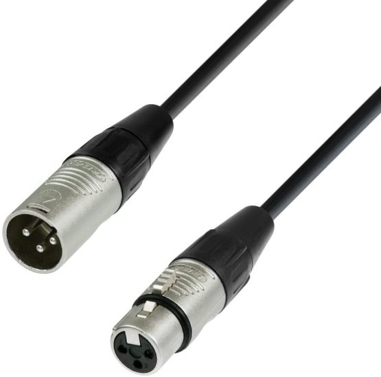 Adam Hall 4 Star Series 5m Rean XLR Female to XLR Male Microphone Cable