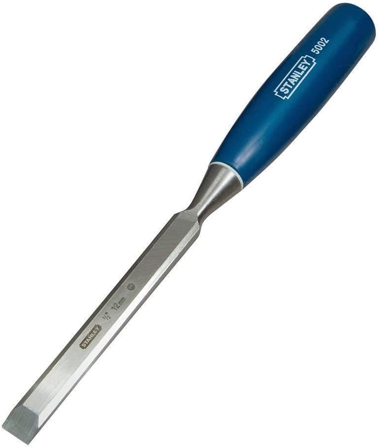 STANLEY 12mm Alloy Steel Blade Bevel Edge Chisel, 0-16-540, Multicoloured