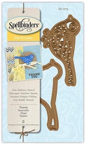Spellbinders D-Lites Tweets, Brown - Image 2