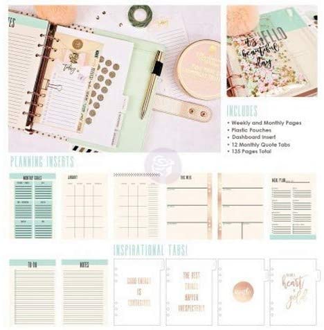 Prima Marketing 992392 My A5 Planner, Multi-Colour, 9.375 x 9.375 x 2.625-Inch, 24.79 x 27 x 7.01 cm - Image 3