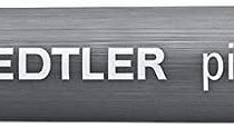 Staedtler Pigment Liner 308 °C2 – 9 2.0 mm Long Metal Tip, Box of 10 – Black