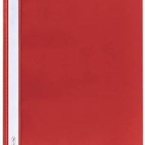 Herlitz File Folder A4 Polypropylene with Transparent Cover red