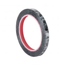 TapeCase 40PR 0.25" x 72yd Translucent Printed Antistatic Utility Tape, 2.2" Thick, 72" Length, 0.25" Width