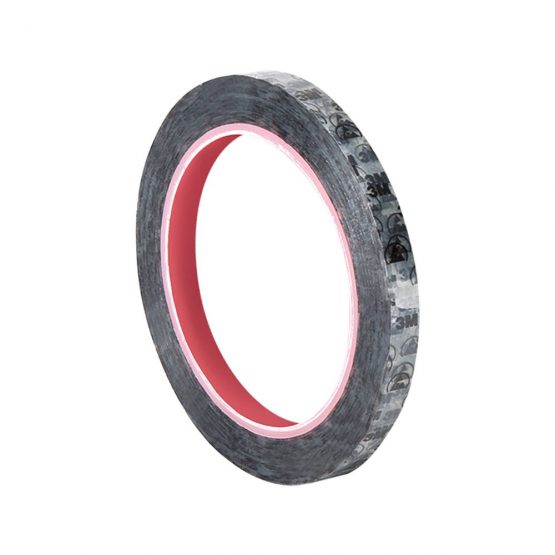 TapeCase 40PR 0.25" x 72yd Translucent Printed Antistatic Utility Tape, 2.2" Thick, 72" Length, 0.25" Width