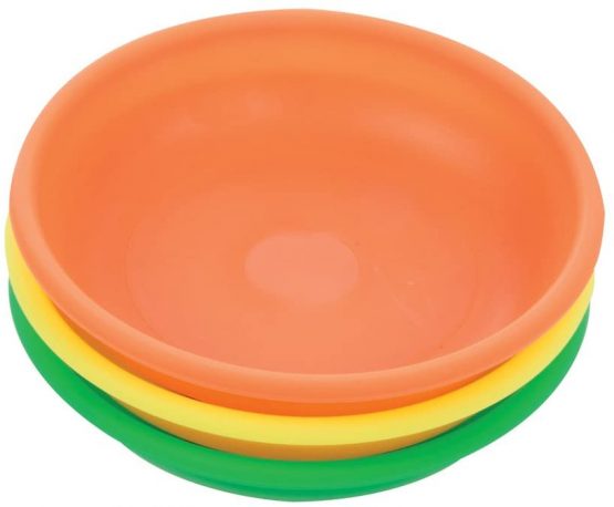 Silverline 379878 Magnetic Parts Dish Set Hi-Vis, 150 mm Diameter - 3 Pieces