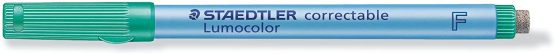 Staedtler 305 °F-5 Overhead Projector Film Pen Fine Tip 0.6 mm Box of 10, Green