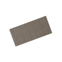 TapeCase 5-3M CN3190-1-4R Grey Nickel on Copper-Plated Polyester Fabric Tape, 4" Length, 1" Width, Rectangles (Pack of 5)