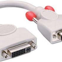 LINDY VGA to DVI Analogue Adapter Cable - DVI-I Female (Analogue) to VGA Male 0.2m