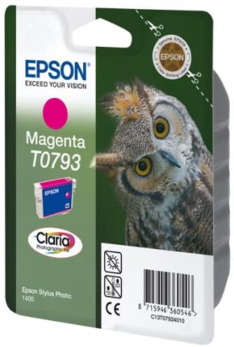 Epson Owl T0793 Ink Cartridge, Magenta, Genuine, 1