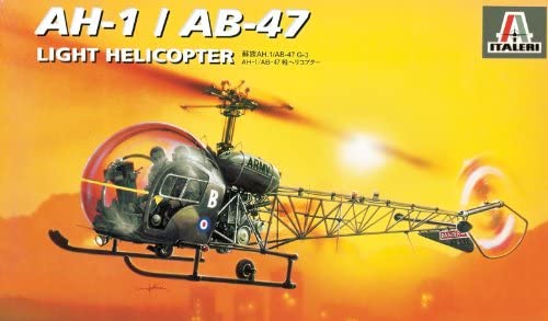 Italeri 510000095-1:72 AH-1/AB-47, Brown - Image 2