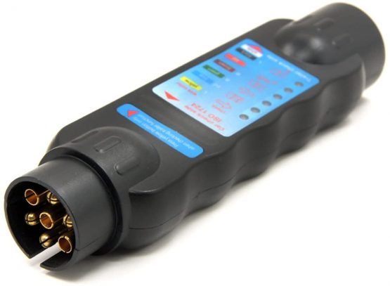 SmartSpec 7 Pin Trailer Wiring Tester Towing Horsebox Caravan Truck Vehicle Light Electrics Circuit Diagnostic Tool 12V - Image 4