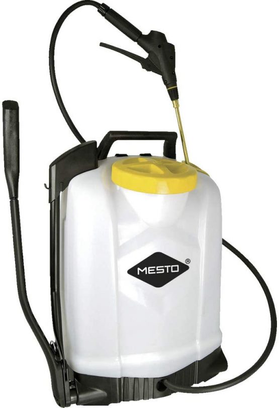 Mesto RS 185 Backpack Sprayer with Plastic Pump, Yellow/Black/White, 28x12x12 cm