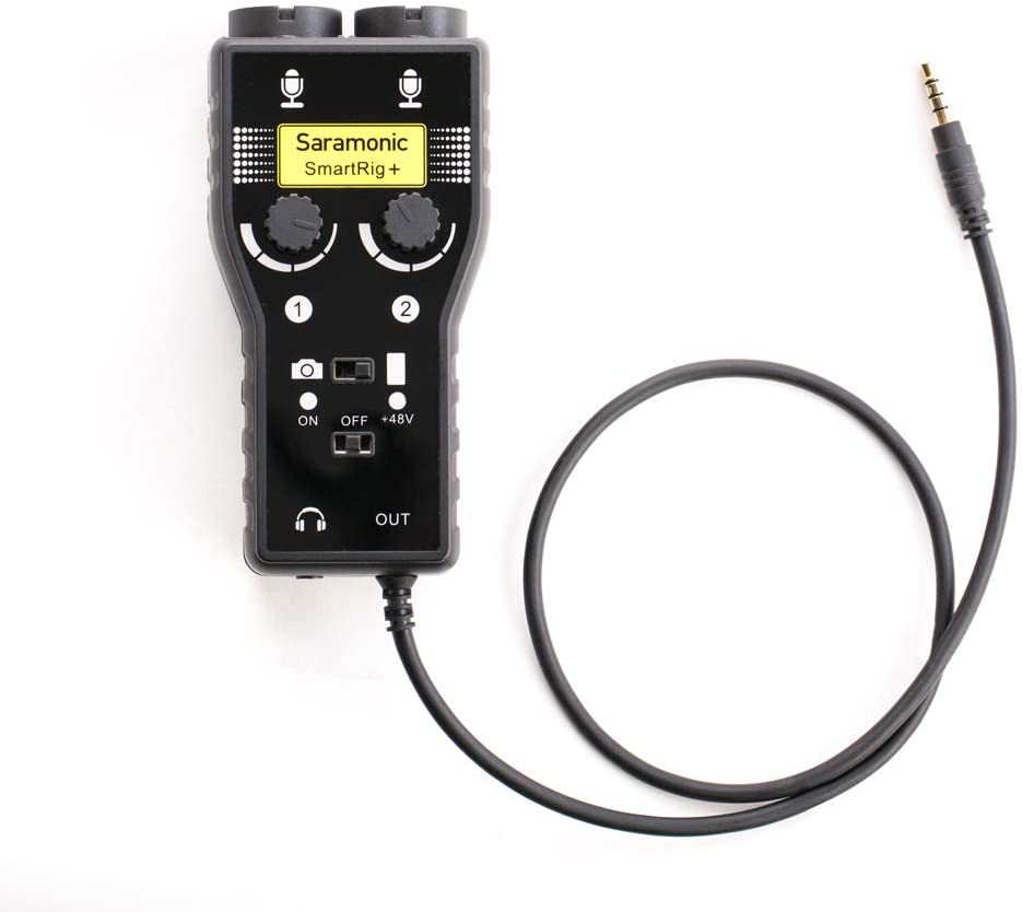 Saramonic SRSMARTRIG2 Two-channel Mic and Guitar Interface, Black - Image 2