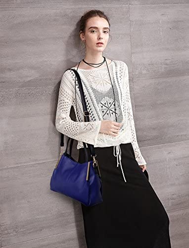NICOLE & DORIS 2026 Fashion New Ladies Shoulder Bag Tote Hobos Crossbody Messenger Bag Handbag PU Leather Fashion Blue - Image 2