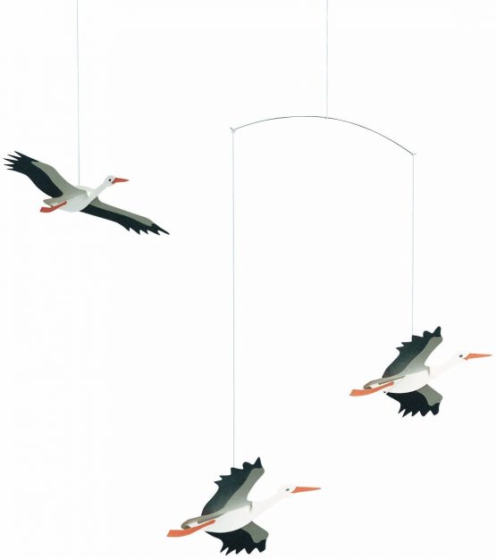Flensted Mobiles Nursery Mobiles Lucky Storks
