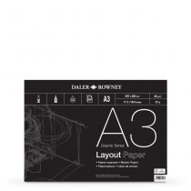 Daler-Rowney DR Layout Pad A3 80 Sheet, GDALAYPA3