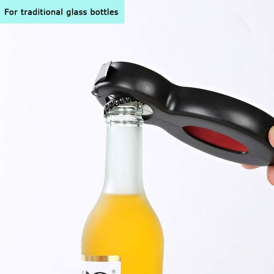 Otstar 6 in 1 Jar Opener and Bottle Opener with 5 in 1 Multi-Function Opener to Open Jar Lids, Bottle Caps, Pull Tabs and Bags Sesame Opener Designed for Weak Hands, Arthritis, Elderly and Children - Image 4