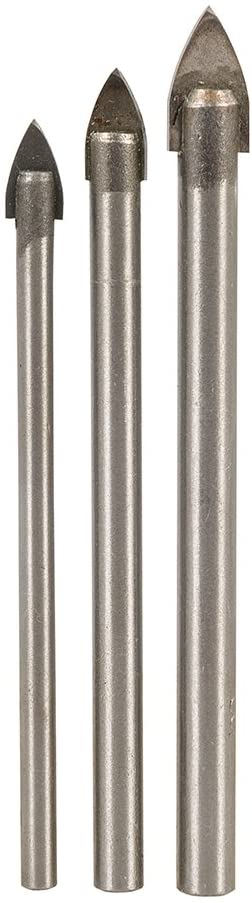 Silverline 217584 Tile and Glass Drill Bit Set 3pce 5, 6 and 8 mm, 5, 6, 8 mm - Image 2