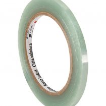 TapeCase 5 0.375" x 72yd Translucent Clear Polyester Electrical Tape, 2.5" Thick, 72" Length, 0.38" Width