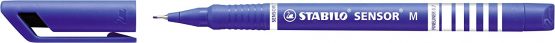 Fineliner - STABILO SENSOR M Box of 10 Blue - Image 3