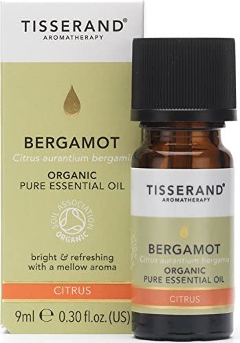 Tisserand, Bergamot - Organic Essential Oil,Massage Oil, Aromatherapy Oil, Skin Oil, Oil for Diffuser,100% Pure Essential Oil - 9ml