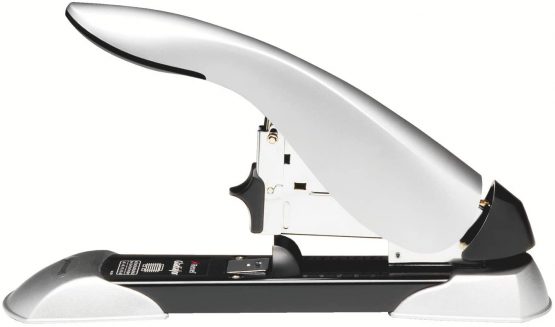 Rexel Gladiator Heavy Duty Stapler, 160 Sheet Capacity, Uses No. 23 staples 8-20 mm, Metal Body, Silver/Black, 2100591 - Image 3