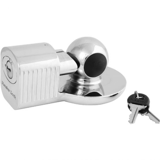 Master Lock 377EURDAT Heavy Duty Trailer Lock (Universal Hitch Lock, Weatherproof)