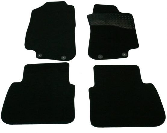 Sakura WW0977 Carpet Floor Mat, Black Trim