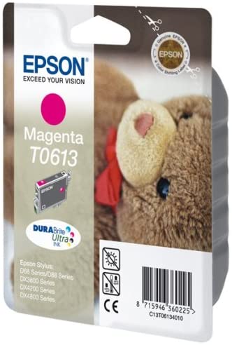 Epson Original T061340 Magenta Ink Cartridge for Stylus D68/D88/DX3800/DX4200/DX4800 (Teddy), Extra Large