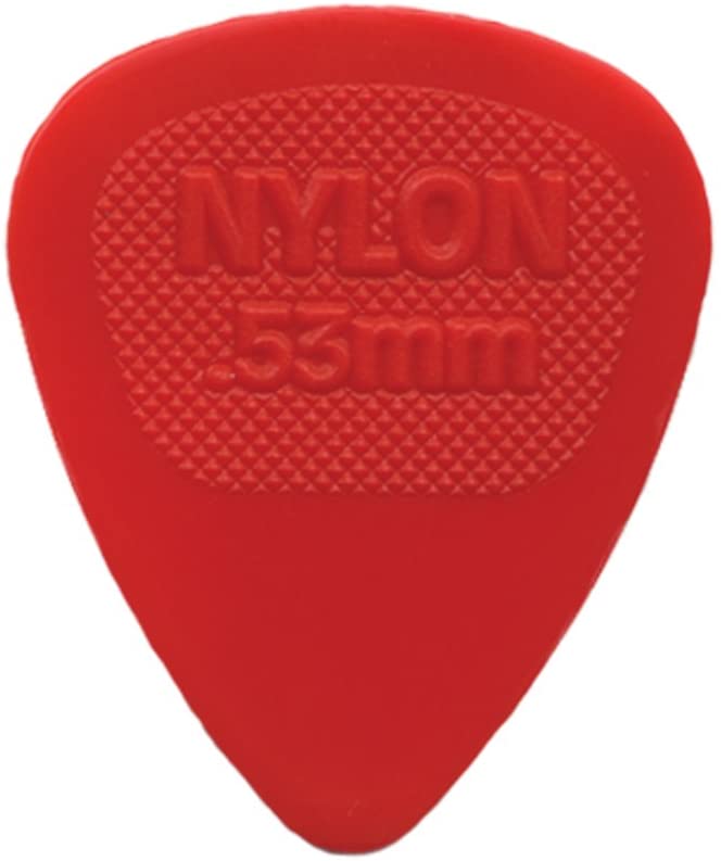 Jim Dunlop 443R.53 Guitar Picks, 0.53 mm, Red
