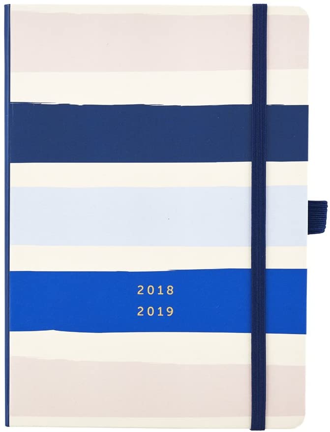 Busy B Stripe 2018-19 Mid Year Busy Life Diary, Navy Stripe - Image 2