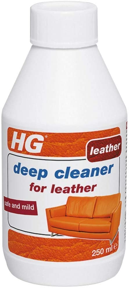 HG 173030106 Deep Cleaner for Leather 250 ml – Cleans Leather Deep in The Pores Safe and – Water Basis – BigaMart
