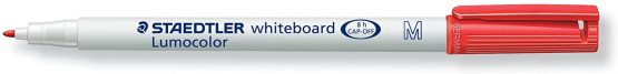 Lumocolor whiteboard Marker, red