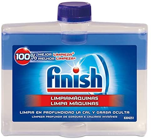 Finish dishwasher cleaner Regular, plus Deo Lemon, 250 ml cleaning machine + 60 washers air freshener, Multicolored - Image 2
