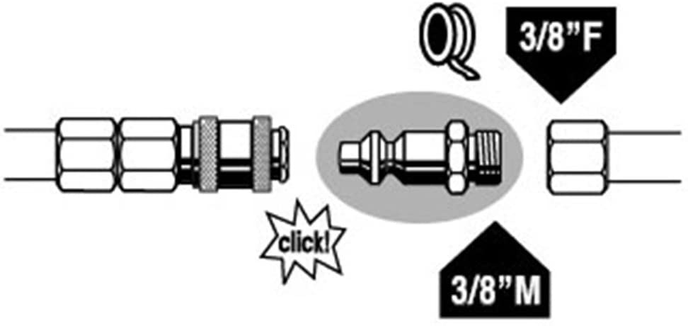 Mecafer 156305 Quick-Insert Generator Accessory 3/8 m, Grey - Image 2