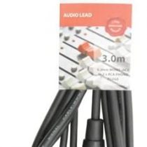 chord M6J-2R300 6.3 mm Mono Jack to 2 RCA Lead