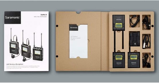 Saramonic UwMic9 Kit 2 TX9+TX9+RX9 UHF Wireless Mic Lav Sys,2 Bodypack TX + 1 RX - Image 2