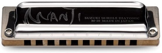 Suzuki Manji (M-20) Diatonic Harmonica in D