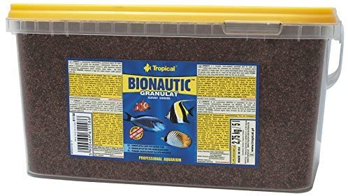 Tropical Bionautic Granules for Small to Medium Sea Water Fish Food Pack of 1 x 5 L, 130 g (Pack of 1)