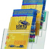 Q-Connect Literature Holder, 4 Pockets