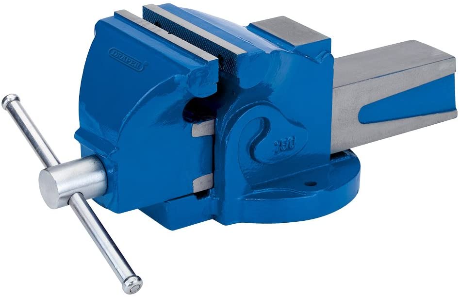 Draper 45232 Engineers Bench Vice, 150mm , Blue